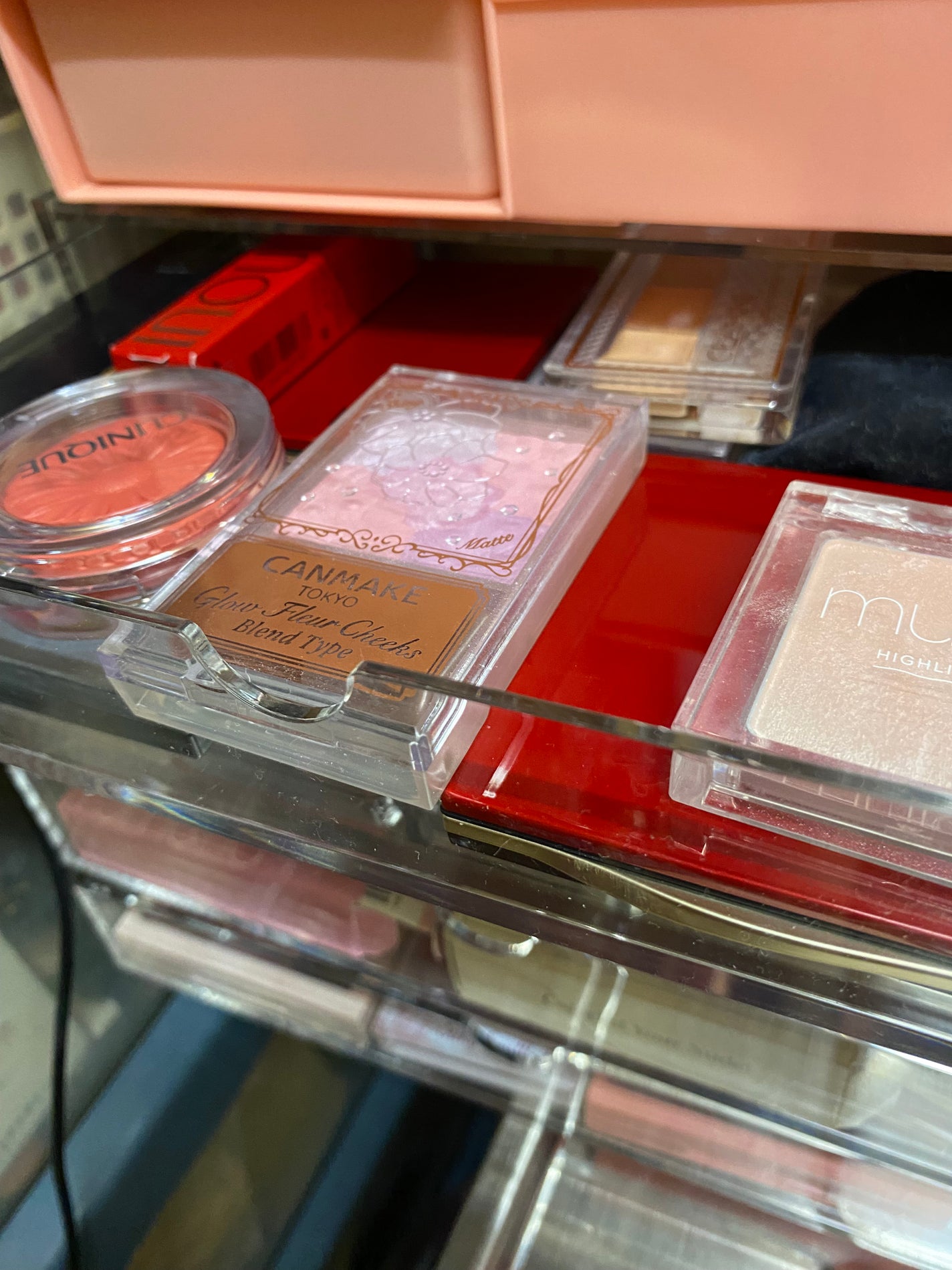 重なるアクリルケース2段引出・大/無印良品/その他化粧小物を使ったクチコミ(4枚目)