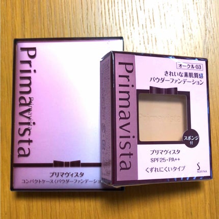 くずれにくい きれいな素肌質感パウダーファンデーション/プリマヴィスタ/パウダーファンデーションを使ったクチコミ(1枚目)