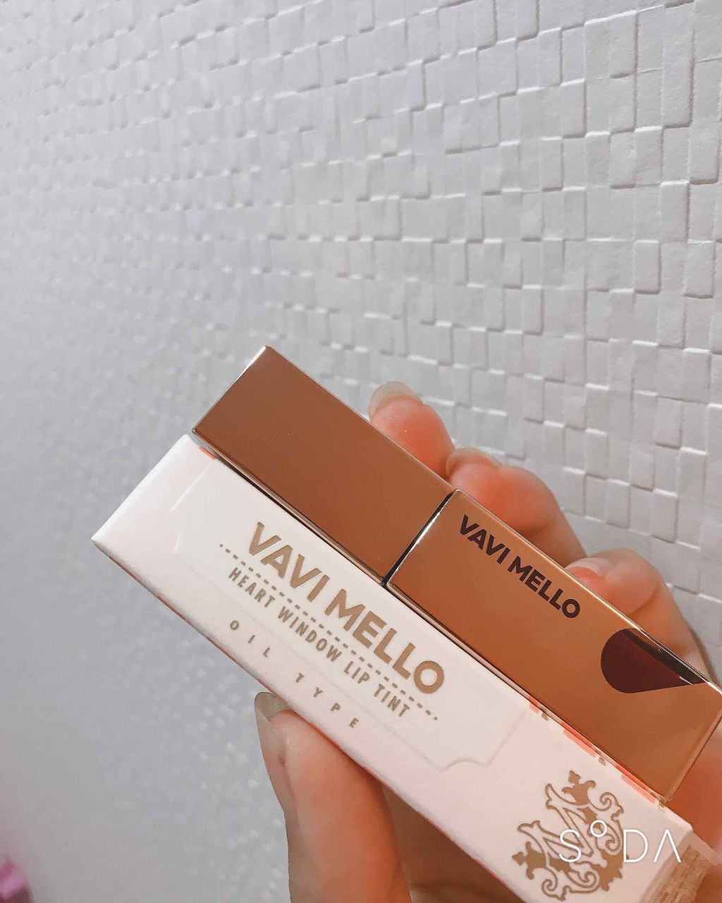 ハートウィンドウリップティントベルベットタイプ/VAVI MELLO/口紅を使ったクチコミ（1枚目）