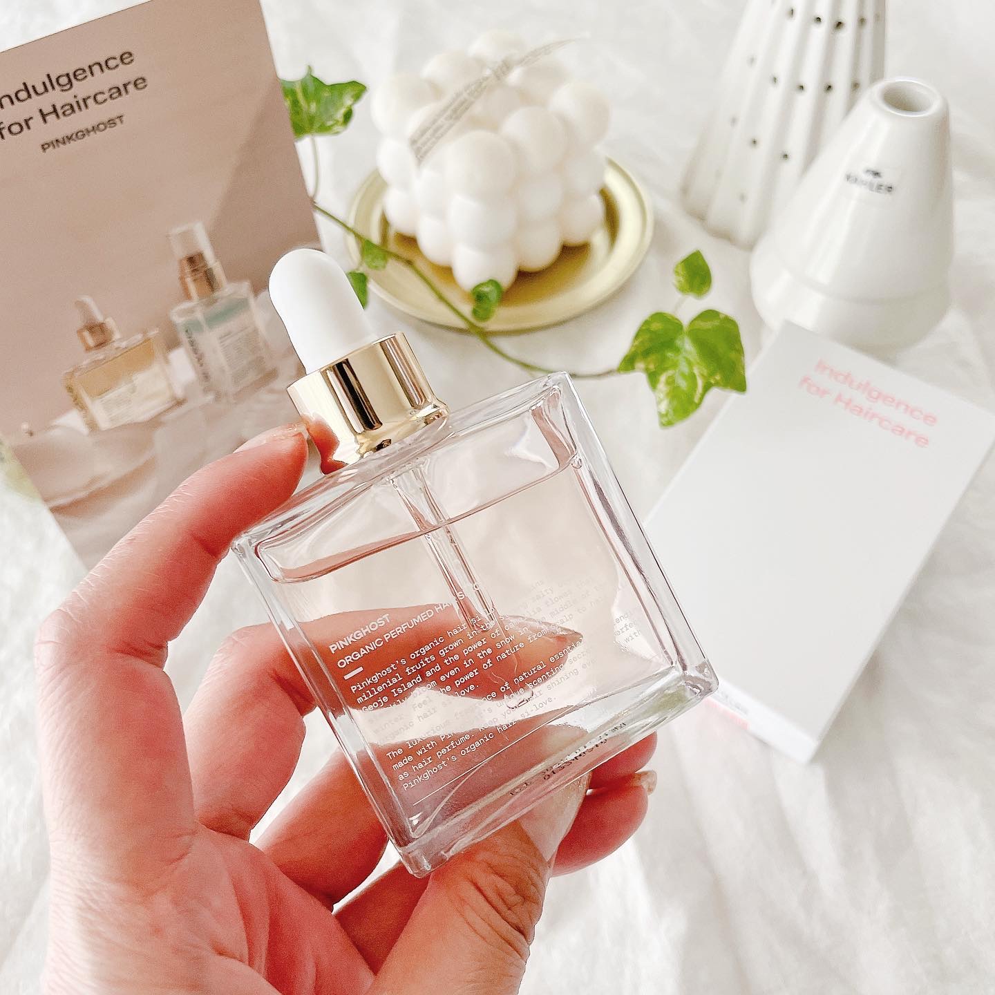 スノーホワイト/PINKGHOST/ヘアオイルを使ったクチコミ（1枚目）