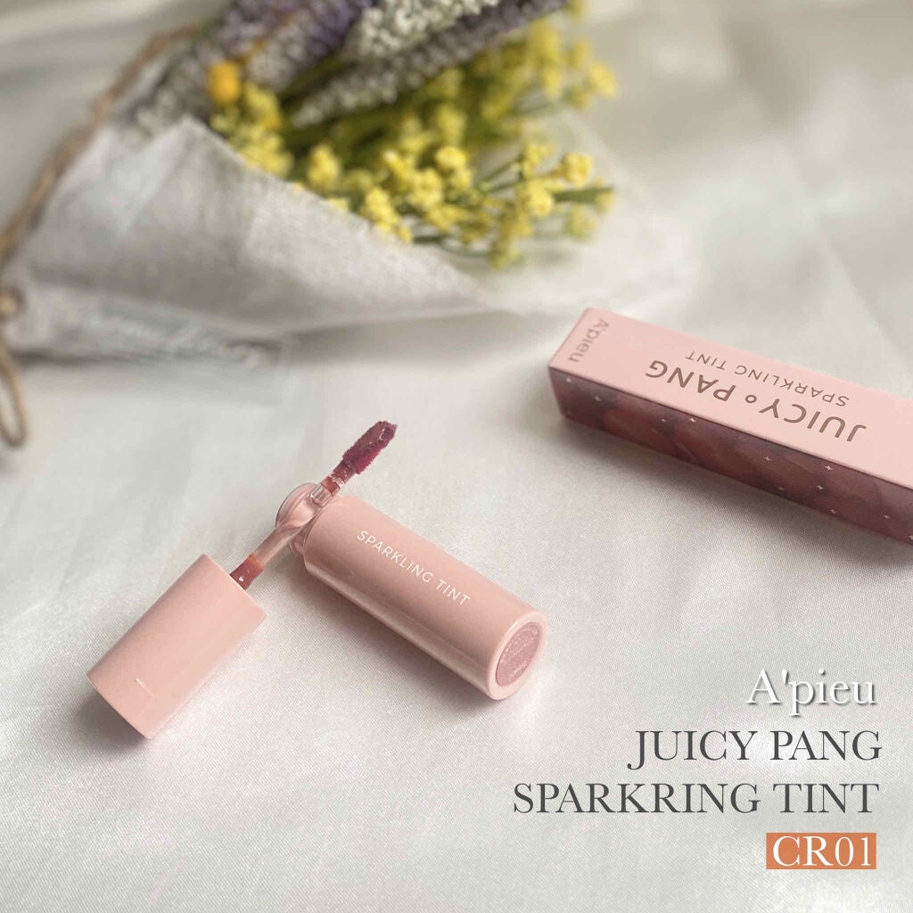 アピュー ジューシーパン スパークリングティント/A’pieu/口紅を使ったクチコミ(1枚目)