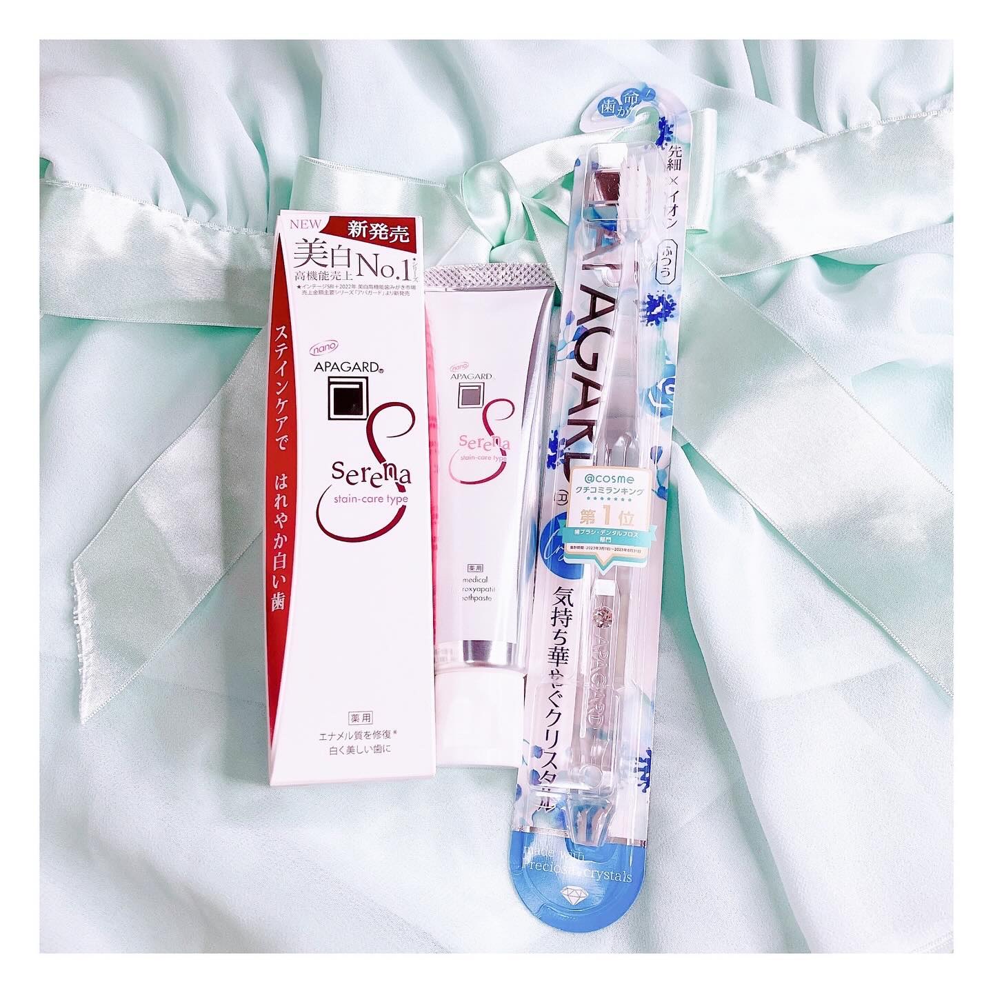 アパガードクリスタル歯ブラシ/アパガード/歯ブラシを使ったクチコミ（1枚目）