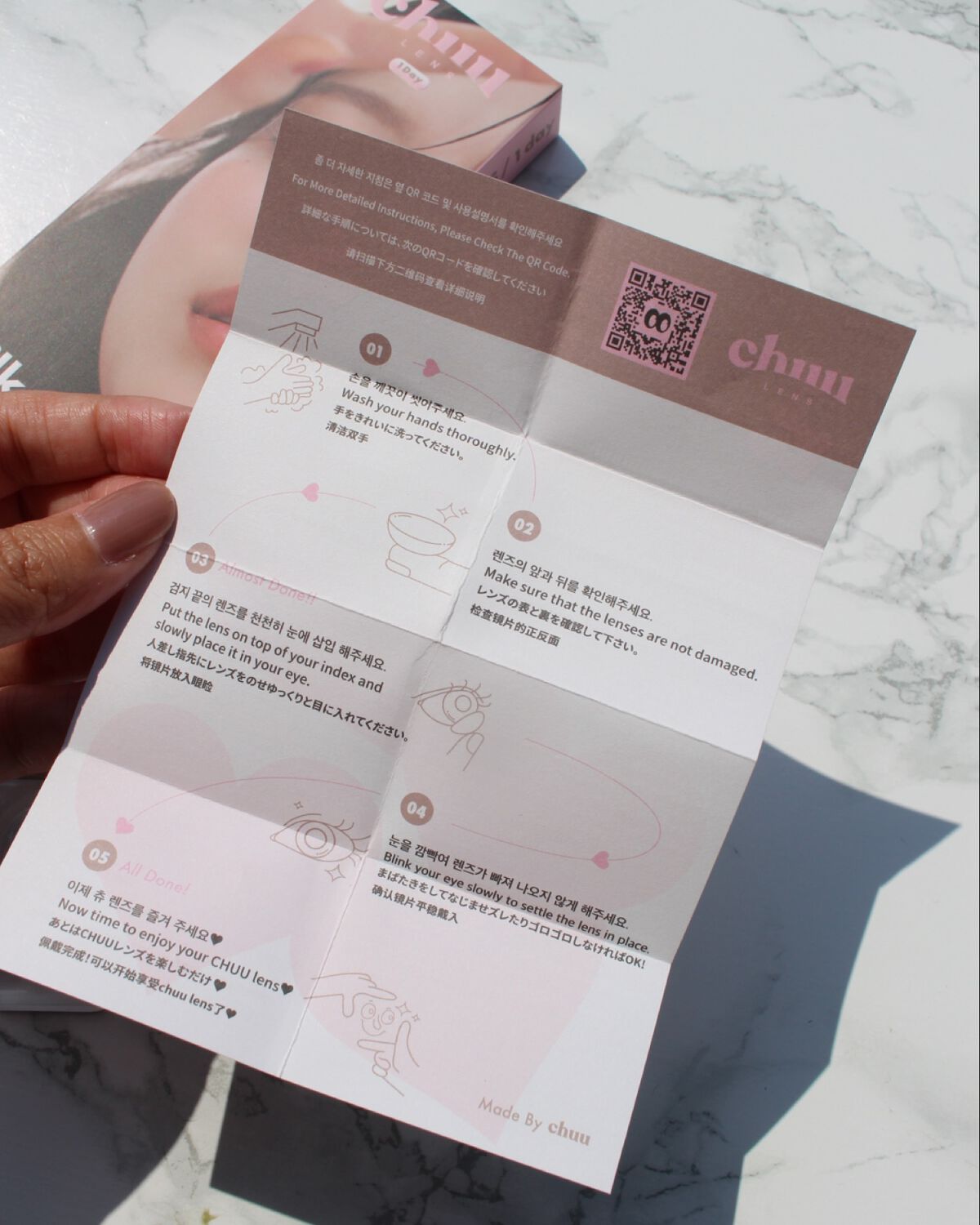 chuuLENS Milk&Tea 1day/chuu LENS/ワンデー(1DAY)カラコンを使ったクチコミ(5枚目)