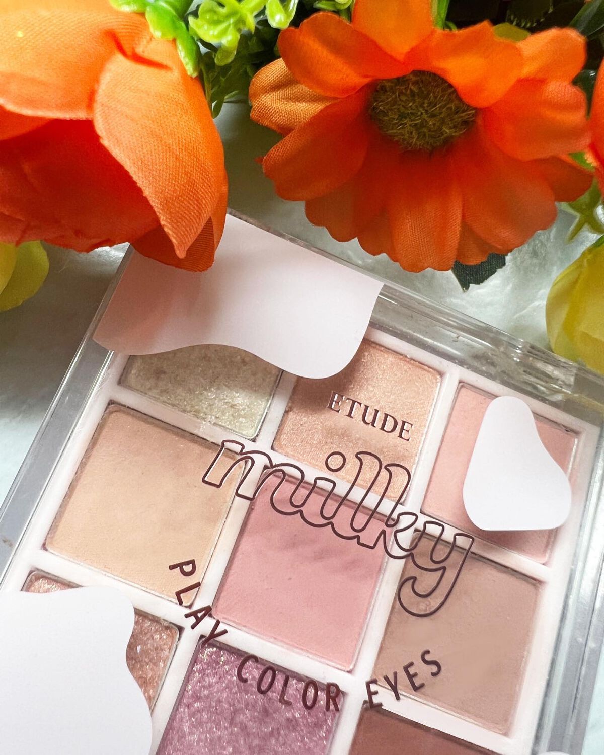 プレイカラーアイズ ≪ミルキーコレクション≫/ETUDE/アイシャドウパレットを使ったクチコミ(1枚目)