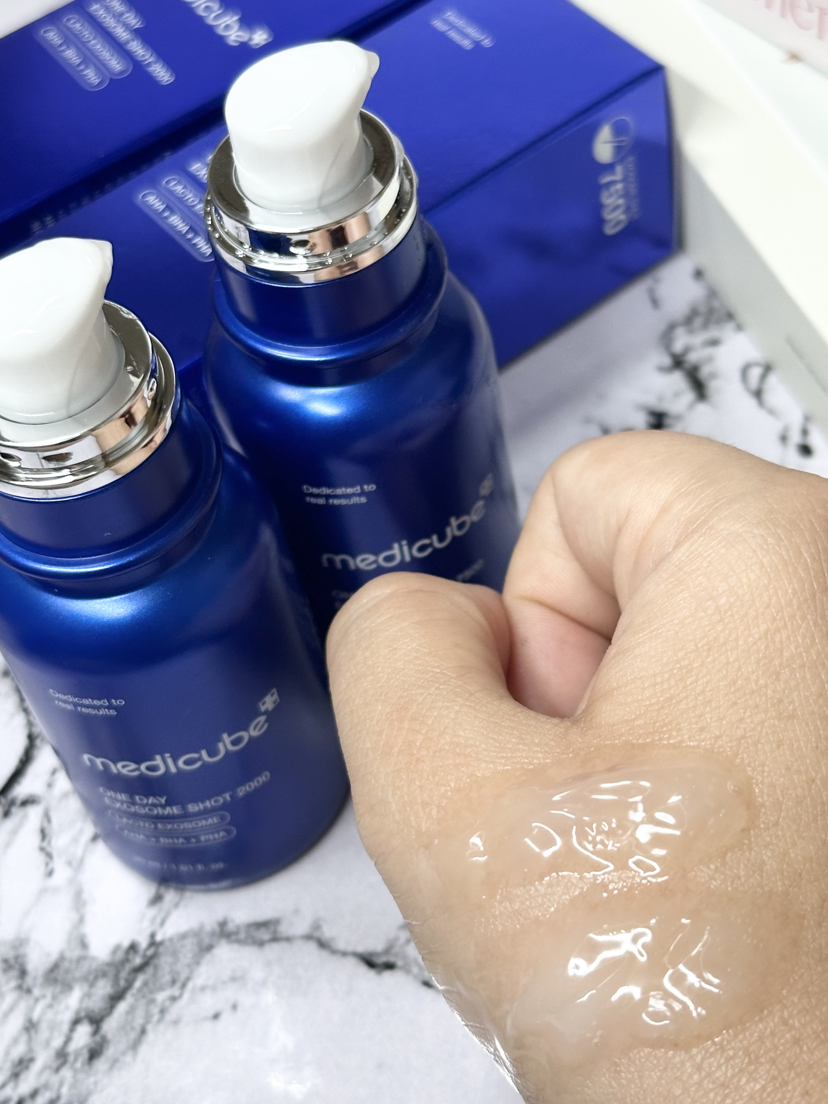 ゼロ1DAYエクソソームショット2000/MEDICUBE/美容液を使ったクチコミ（2枚目）