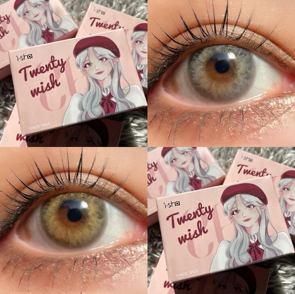 Twenty Wish/蜜のレンズ/カラーコンタクトレンズを使ったクチコミ（1枚目）