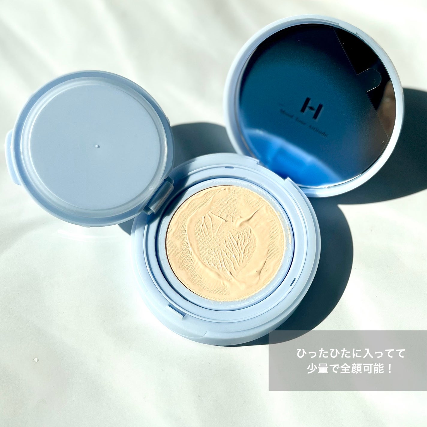 セカンドスキンメッシュマットクッション/hince/クッションファンデーションを使ったクチコミ(2枚目)