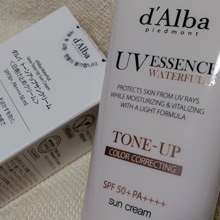 ウォータフルトーンアップサンクリーム/ダルバ/日焼け止めクリームを使ったクチコミ(2枚目)