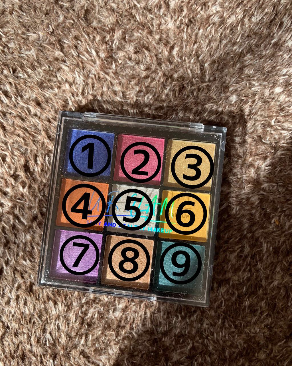 UR GLAM　BLOOMING EYE COLOR PALETTE/U R GLAM/アイシャドウパレットを使ったクチコミ（3枚目）