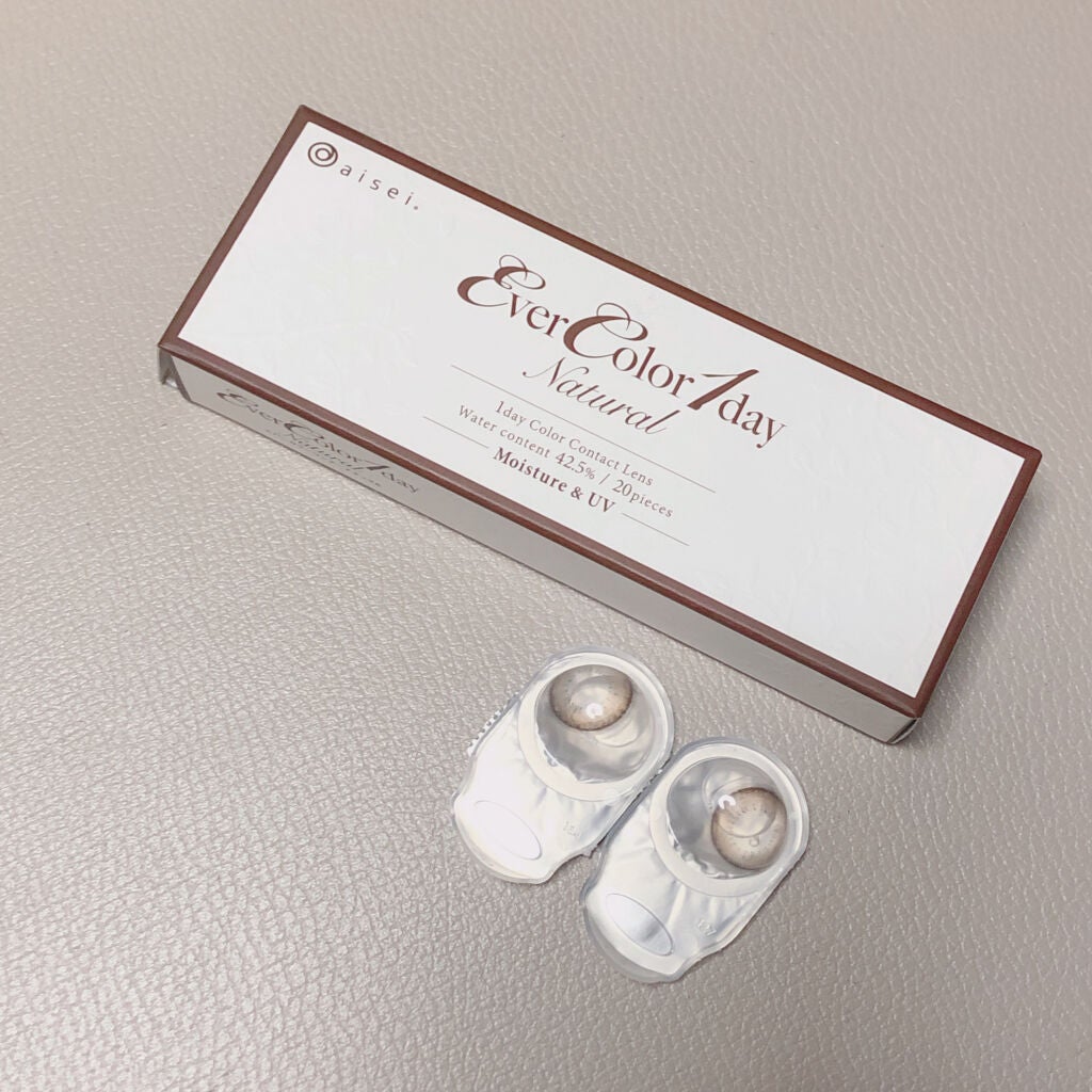 エバーカラーワンデー ナチュラル/エバーカラー/ワンデー(1DAY)カラコンを使ったクチコミ(1枚目)