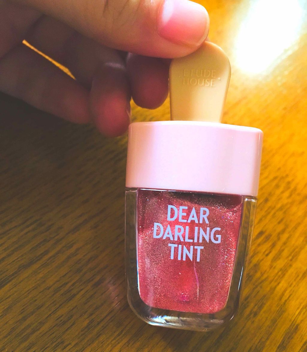 ディアダーリン ウォータージェルティント （アイスティント）/ETUDE/口紅を使ったクチコミ（1枚目）