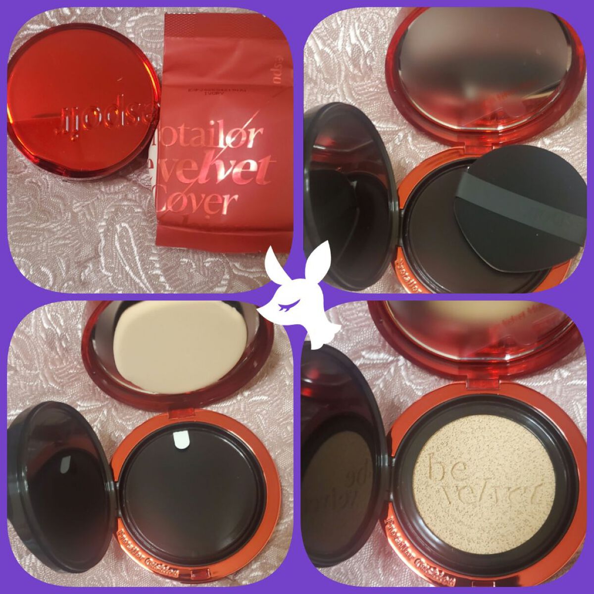 プロテーラービーベルベットカバークッション/espoir/クッションファンデーションを使ったクチコミ（2枚目）