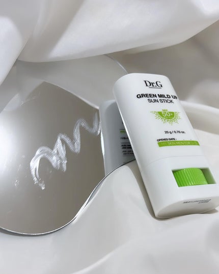 グリーンマイルドサンスティック SPF50+ PA++++/Dr.G/日焼け止めスティックを使ったクチコミ(3枚目)