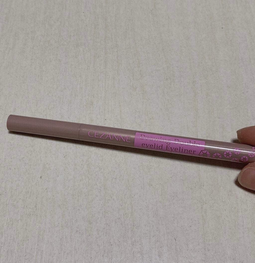 描くふたえアイライナー/CEZANNE/リキッドアイライナーを使ったクチコミ(3枚目)