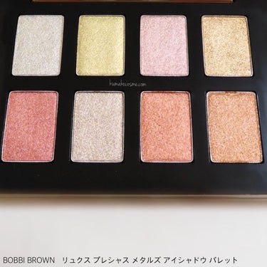 リュクス プレシャス メタルズ アイシャドウ パレット/BOBBI BROWN/パウダーアイシャドウを使ったクチコミ（2枚目）