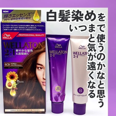 ウエラ ウエラトーン ツープラスワン クリームタイプのクチコミ「#PR 
◆WELLA（ウエラ）WELLATON2+1

使い勝手が良い！全25色と、
とって.....」（1枚目）