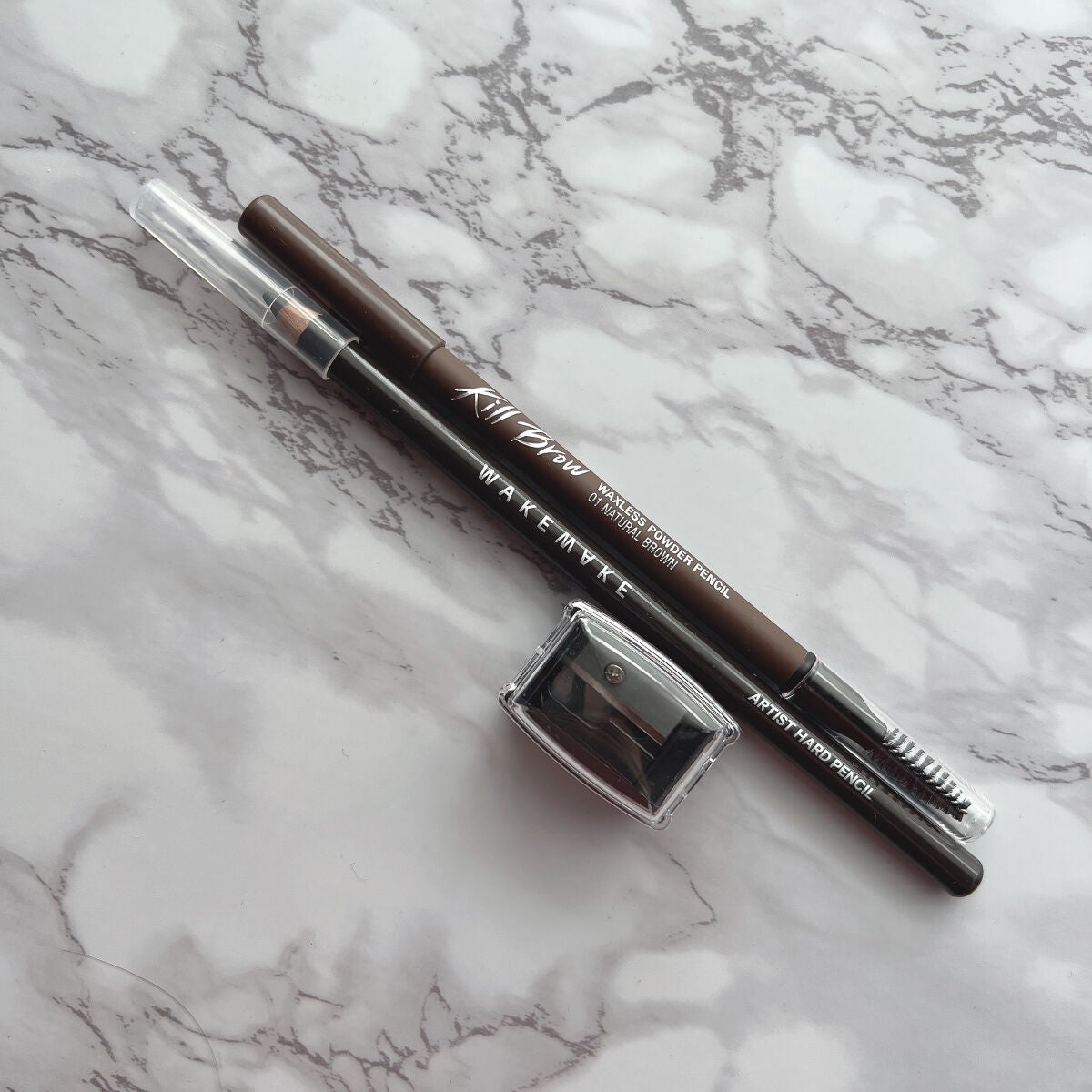 WAXLESS POWDER PENCIL/CLIO/アイブロウペンシルを使ったクチコミ(3枚目)