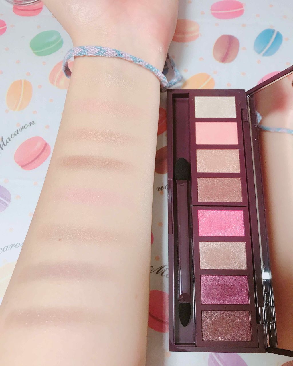 グラマラスリッチ アイパレット (クリスマスコフレ 2018)/Visée/メイクアップキットを使ったクチコミ(3枚目)