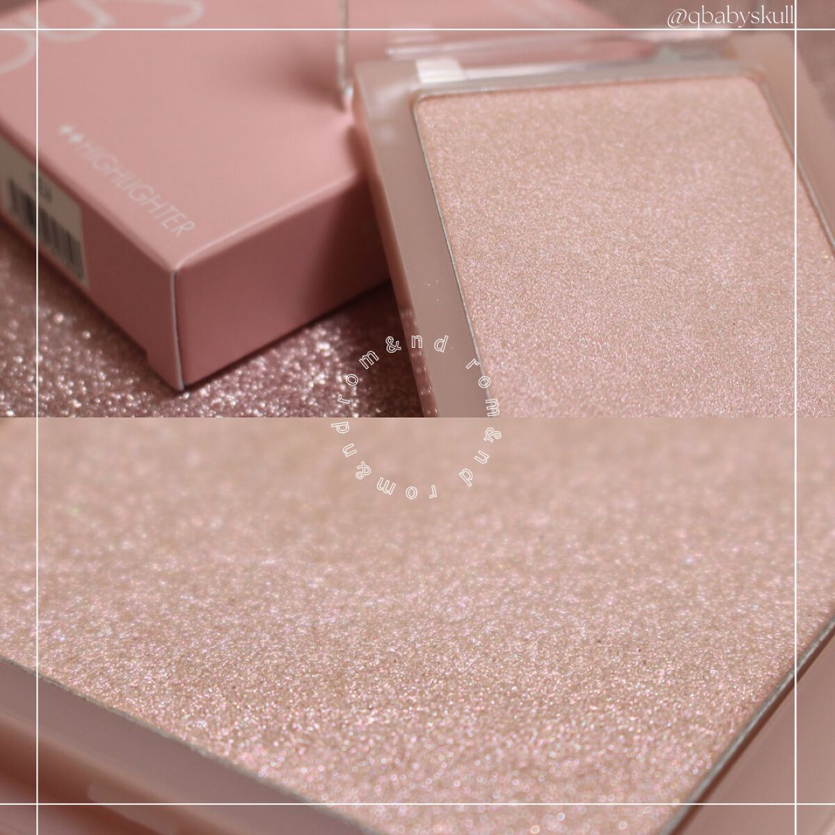 ヴェールライター/rom&nd/パウダーハイライトを使ったクチコミ(9枚目)