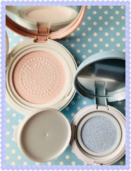 M クッションベース(ブルー)/MISSHA/化粧下地を使ったクチコミ(4枚目)