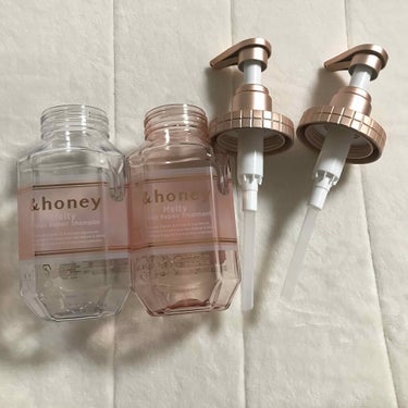 &honey Melty モイストリペア シャンプー1.0／モイストリペア ヘアトリートメント2.0/&honey/シャンプー・コンディショナーを使ったクチコミ（1枚目）