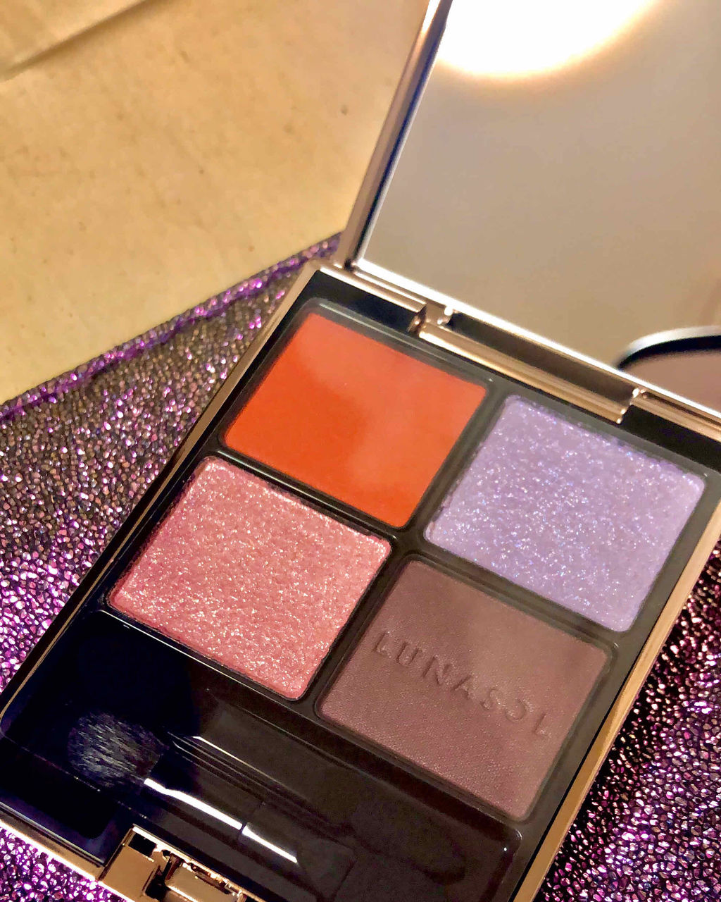 ホリデーフェイバリット2019/LUNASOL/メイクアップキットを使ったクチコミ（2枚目）