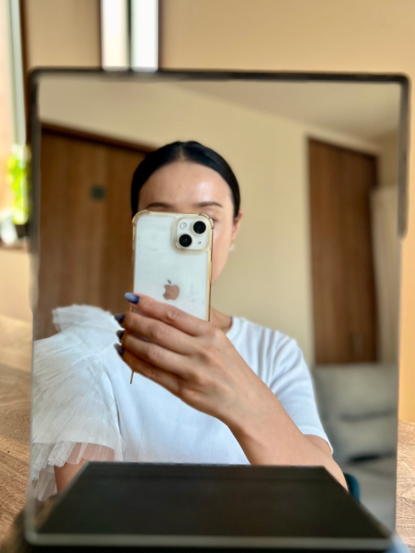 ナピュア® フォールディング ミラー S/堀内鏡工業/その他化粧小物を使ったクチコミ(1枚目)