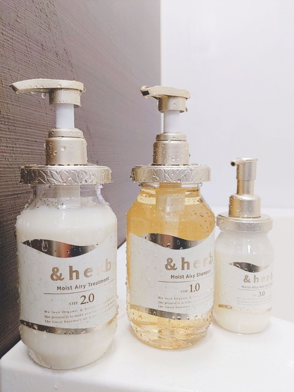 モイストエアリーシャンプー1.0/&herb/市販シャンプーを使ったクチコミ(1枚目)