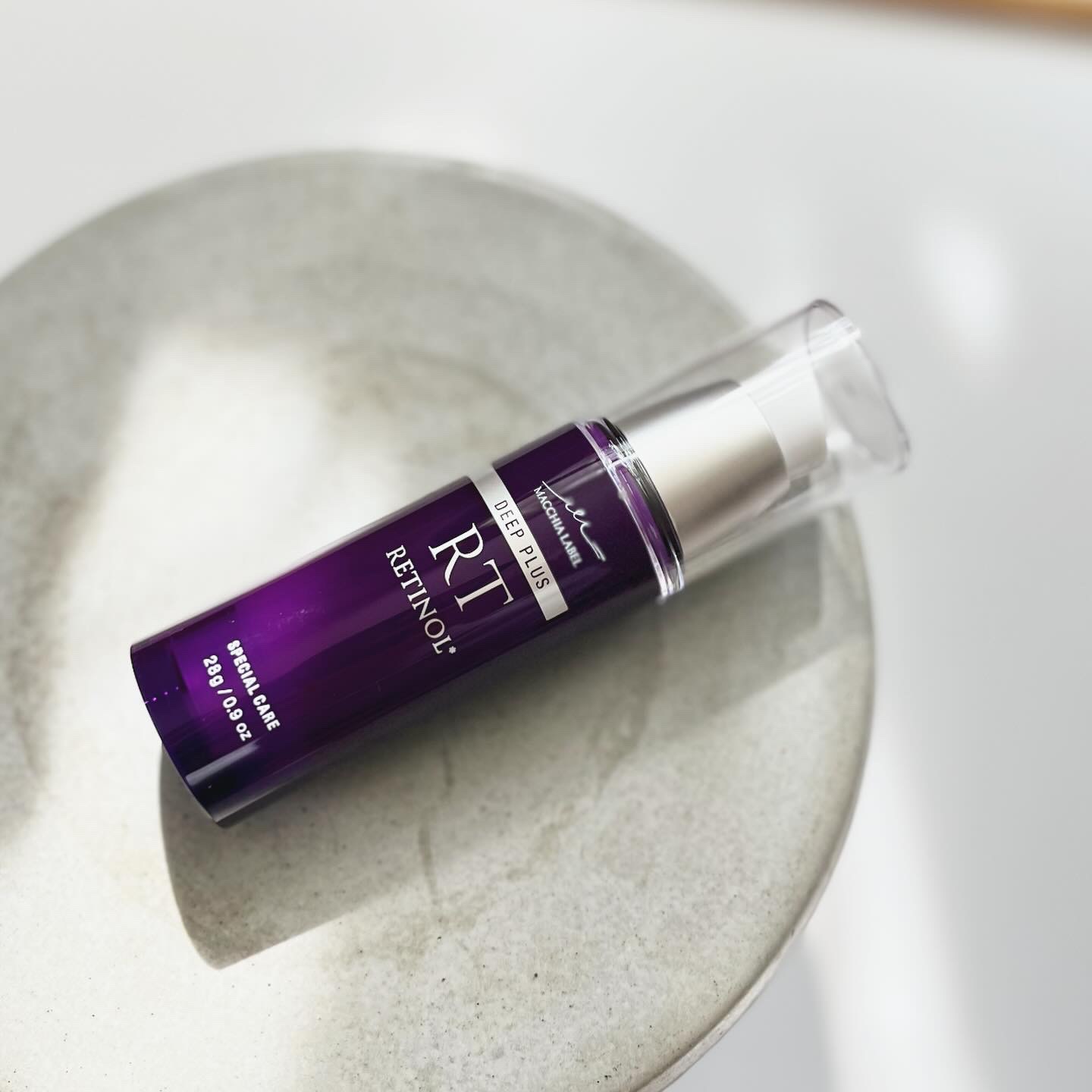 Macchia Label ディーププラスレチノールのクチコミ「\ 攻めのケア×守りのケア/
⁡
⁡
マキアレイベル
「ディーププラスレチノール」
@macc.....」（1枚目）