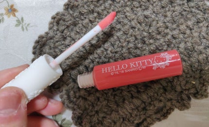 Blooming Kitty リップグロス/DAISO/リップグロスを使ったクチコミ(1枚目)