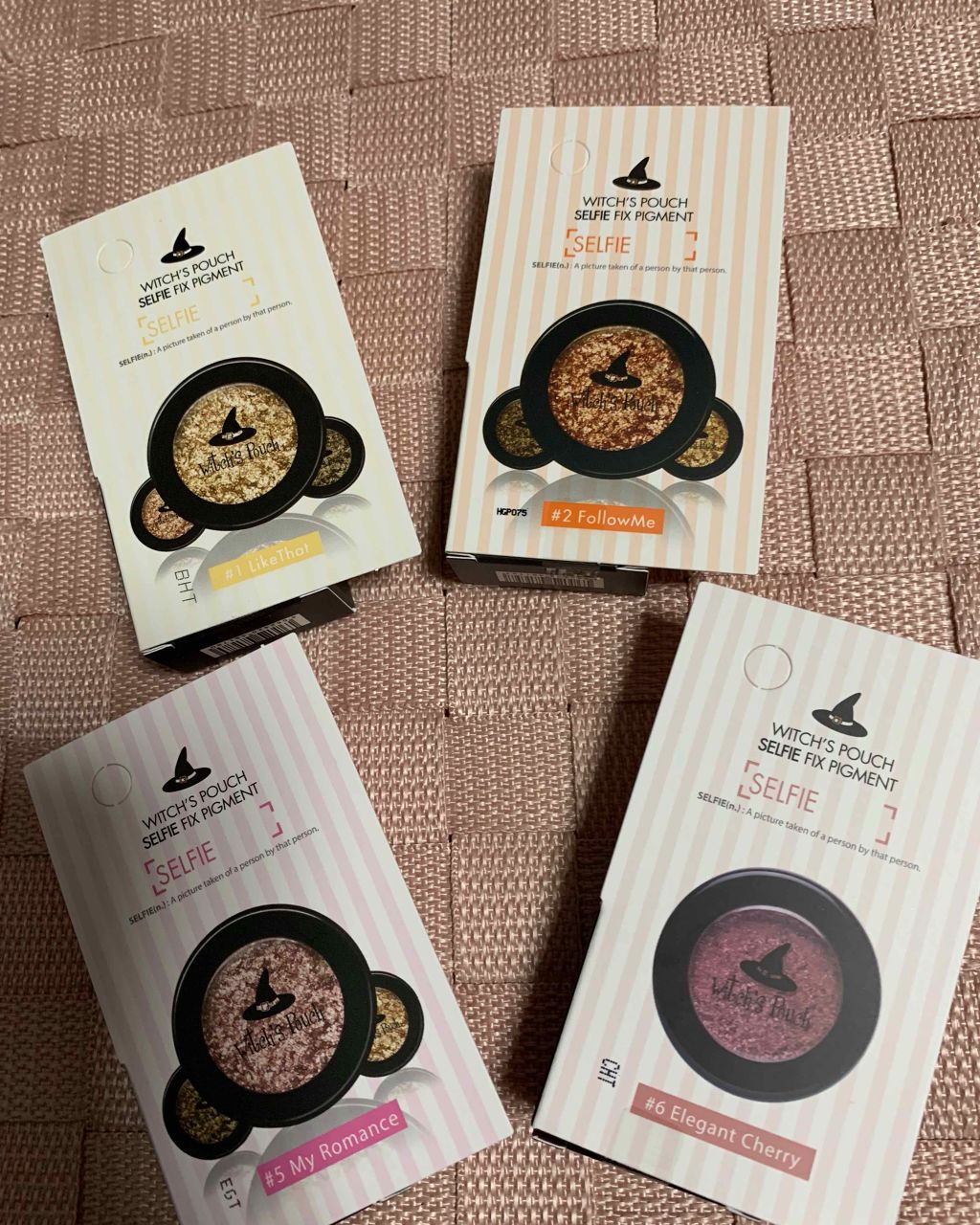 セルフィーフィックスピグメント/Witch's Pouch/単色アイシャドウを使ったクチコミ（1枚目）