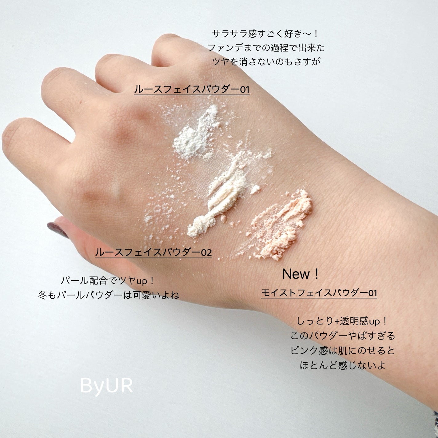セラムフィット ルースフェイスパウダー/ByUR/ルースパウダーを使ったクチコミ(8枚目)