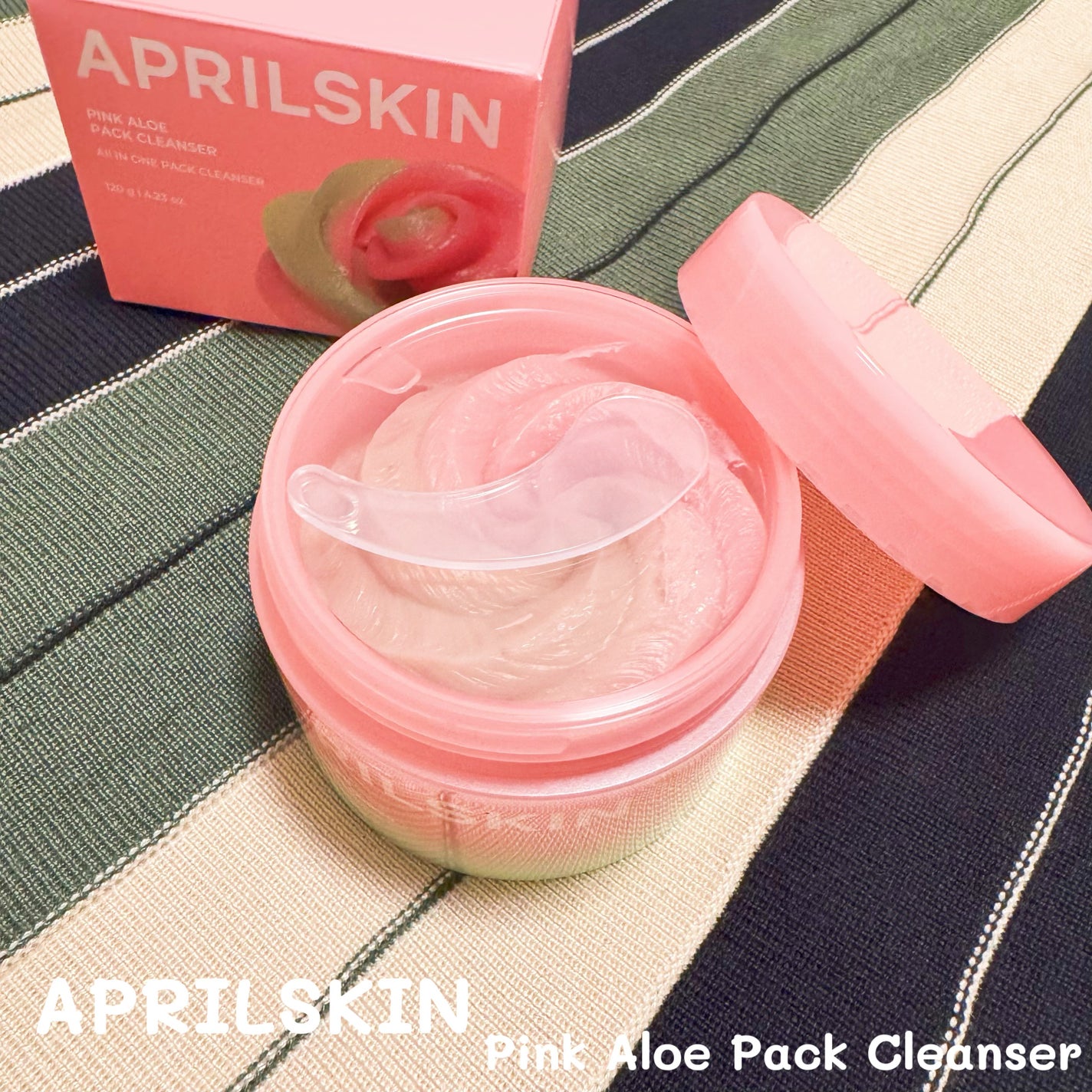 ピンクアロエメレンゲクレンザー/APRILSKIN/その他洗顔料を使ったクチコミ(2枚目)