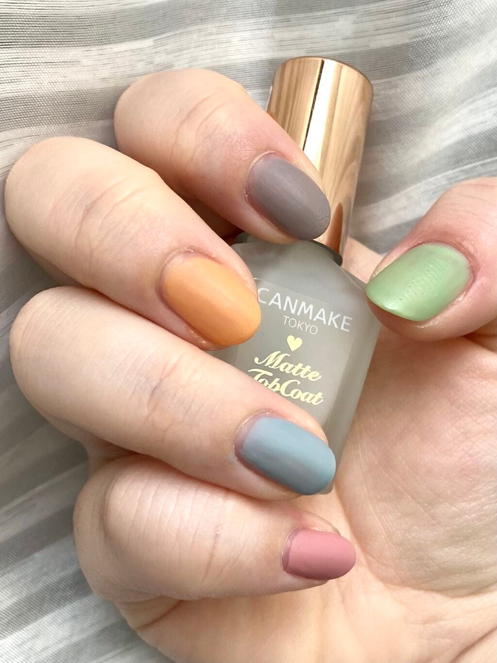 カラフルネイルズ/キャンメイク/マニキュアを使ったクチコミ(2枚目)