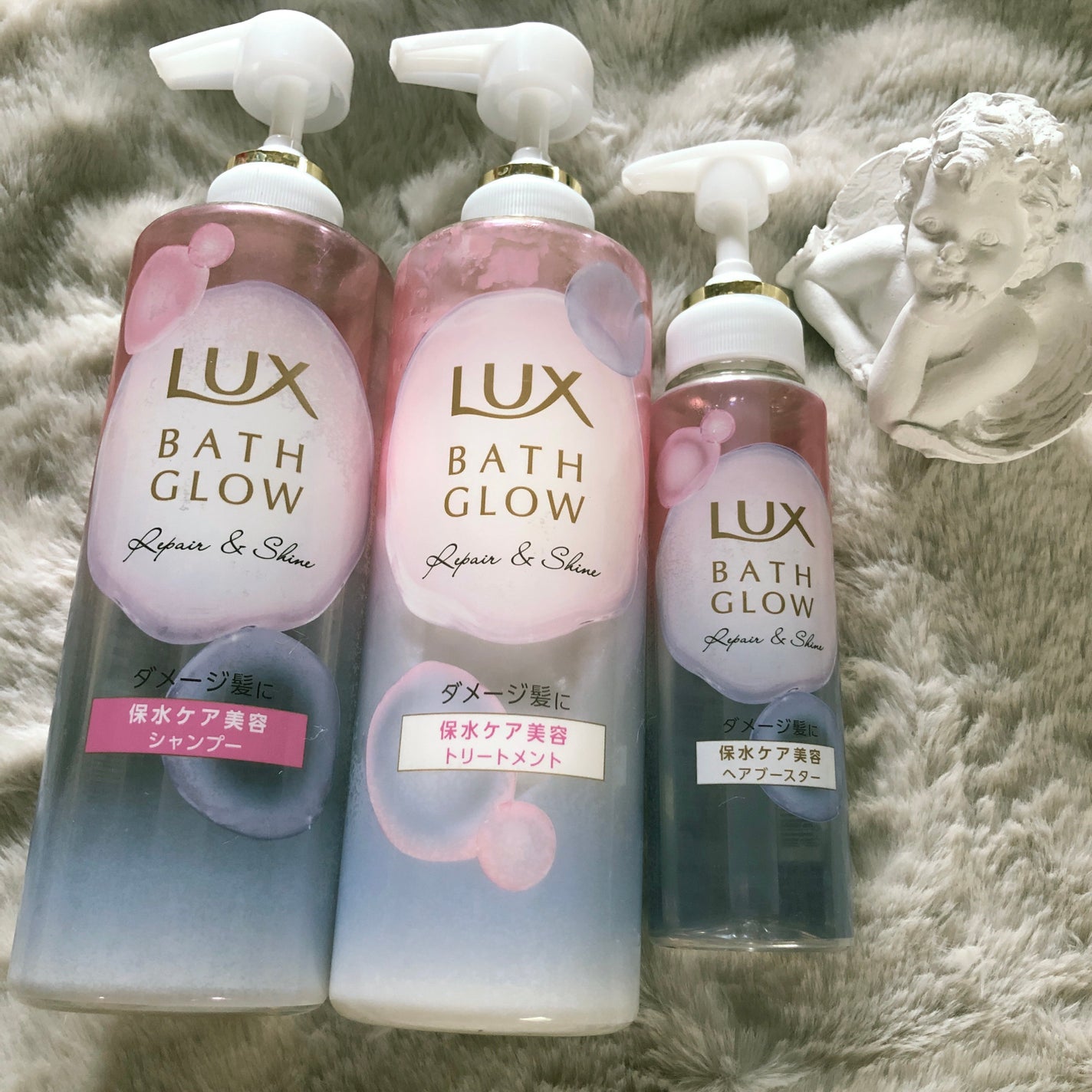 バスグロウ リペア&シャイン シャンプー / トリートメント/LUX/市販シャンプーを使ったクチコミ(1枚目)