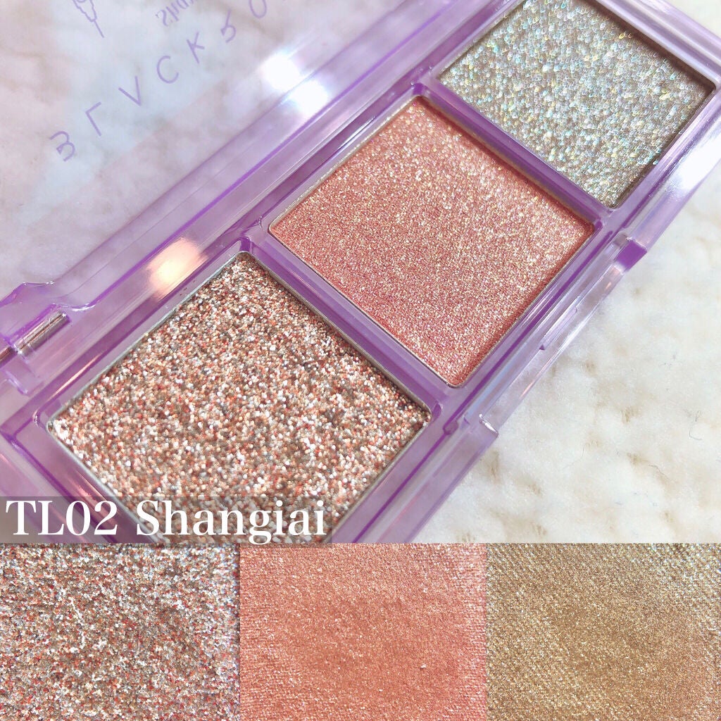 トリプルレイヤーアイパレット/BLACK ROUGE/アイシャドウパレットを使ったクチコミ(4枚目)