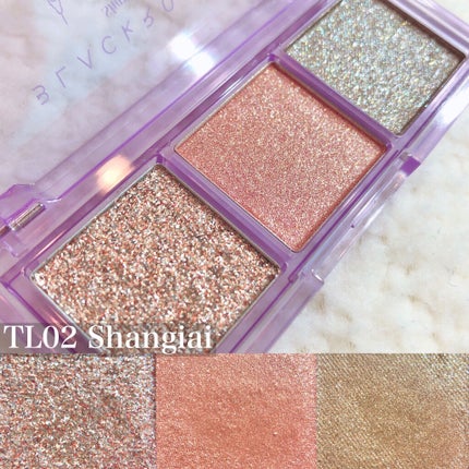 トリプルレイヤーアイパレット/BLACK ROUGE/アイシャドウパレットを使ったクチコミ(4枚目)