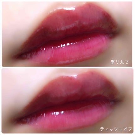 グラスティングウォーターグロス/rom&nd/リップグロスを使ったクチコミ(4枚目)