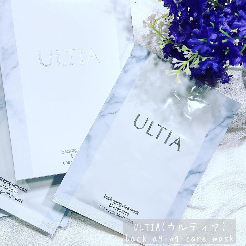 back aging care mask/ULTIA/シートマスク・パックを使ったクチコミ（1枚目）