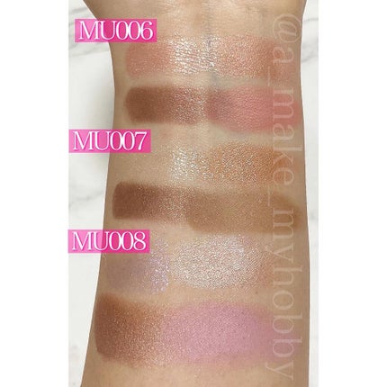 CHEER me COLOR アイシャドウ/セリア/アイシャドウパレットを使ったクチコミ(5枚目)