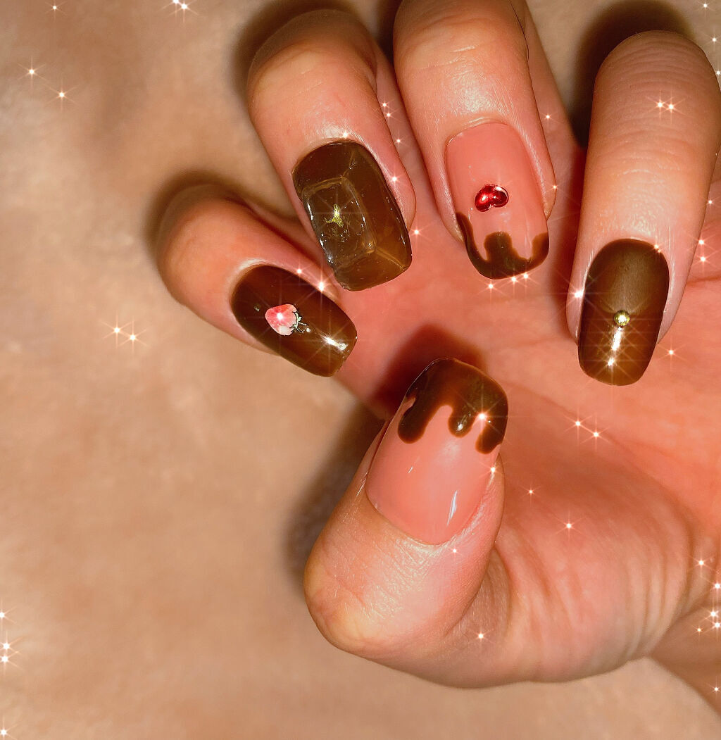 ジェルネイル（ライト対応）/セリア/ジェルネイルを使ったクチコミ（2枚目）