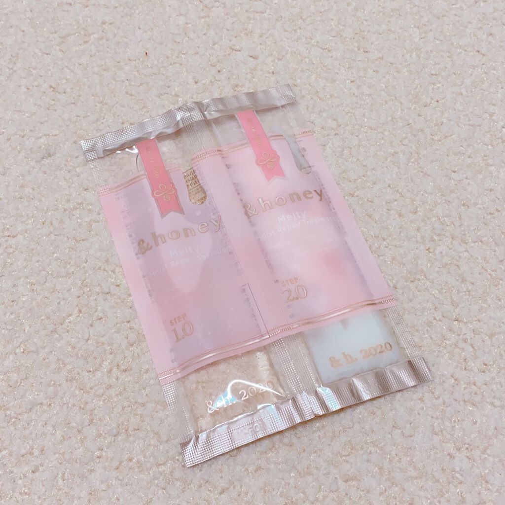 ディープモイスト シャンプー1.0／ヘアトリートメント2.0/&honey/市販シャンプーを使ったクチコミ（2枚目）