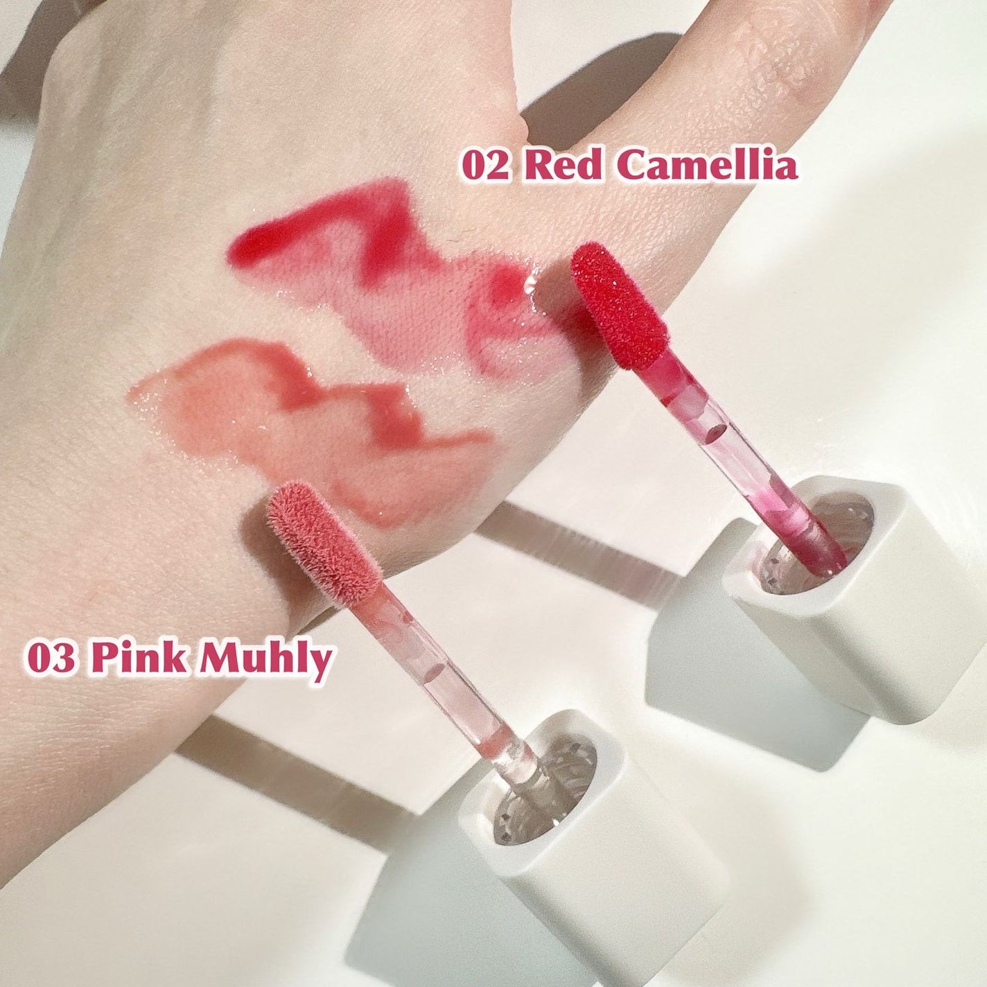 ナチュラルブルームリップオイルセラム 3色セット/PINATE/リップグロスを使ったクチコミ(2枚目)