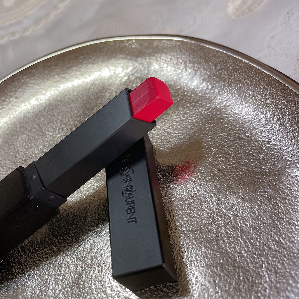 ルージュ ピュールクチュール ザ スリム ベルベットラディカル No.310 フューシャ ネバー オーバー/YVES SAINT LAURENT BEAUTE/口紅を使ったクチコミ（2枚目）