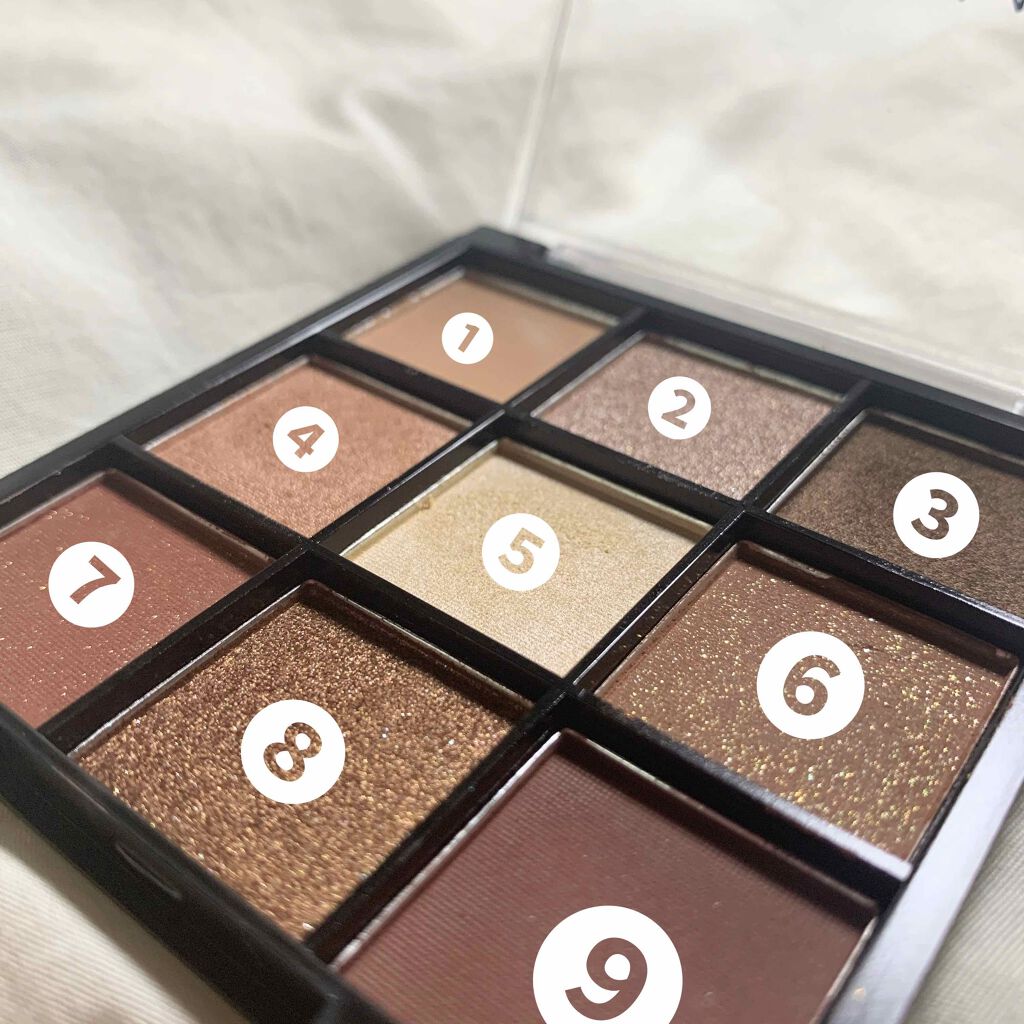 UR GLAM　BLOOMING EYE COLOR PALETTE/U R GLAM/アイシャドウパレットを使ったクチコミ（2枚目）