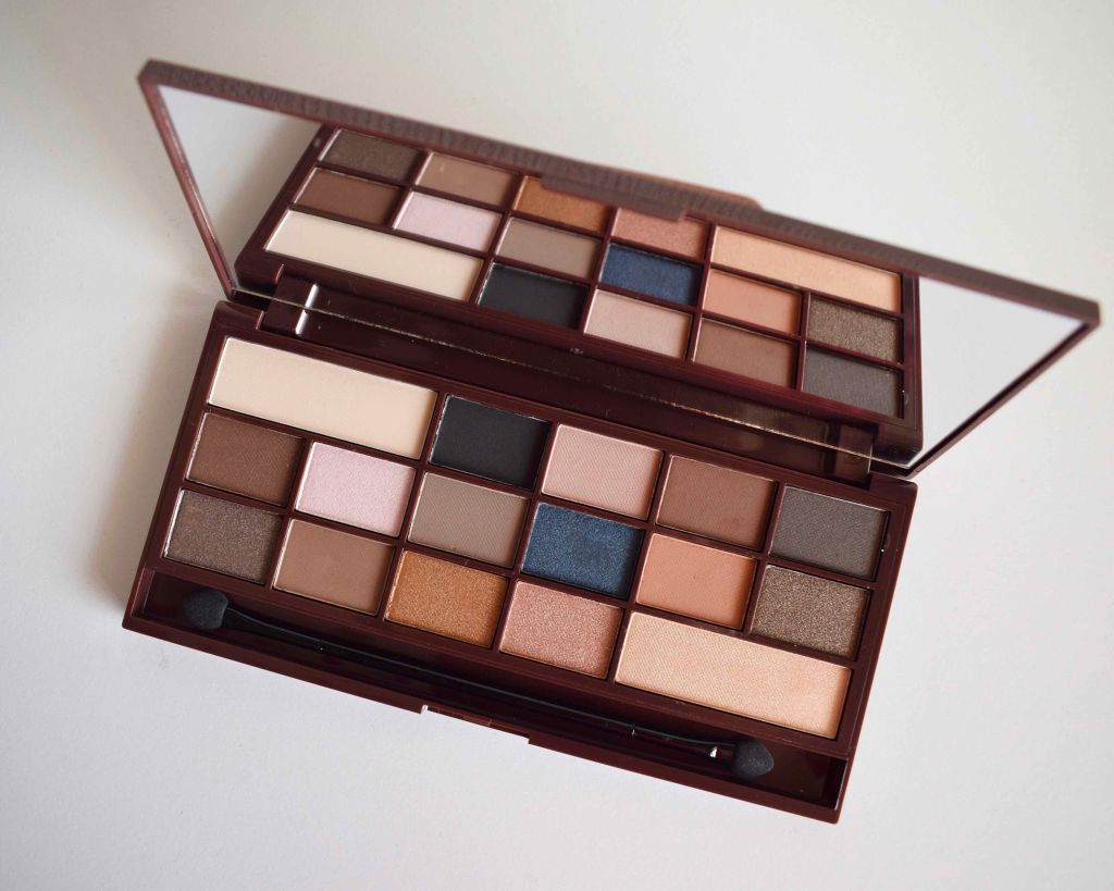 アイラブチョコレート/MAKEUP REVOLUTION/アイシャドウパレットを使ったクチコミ(3枚目)