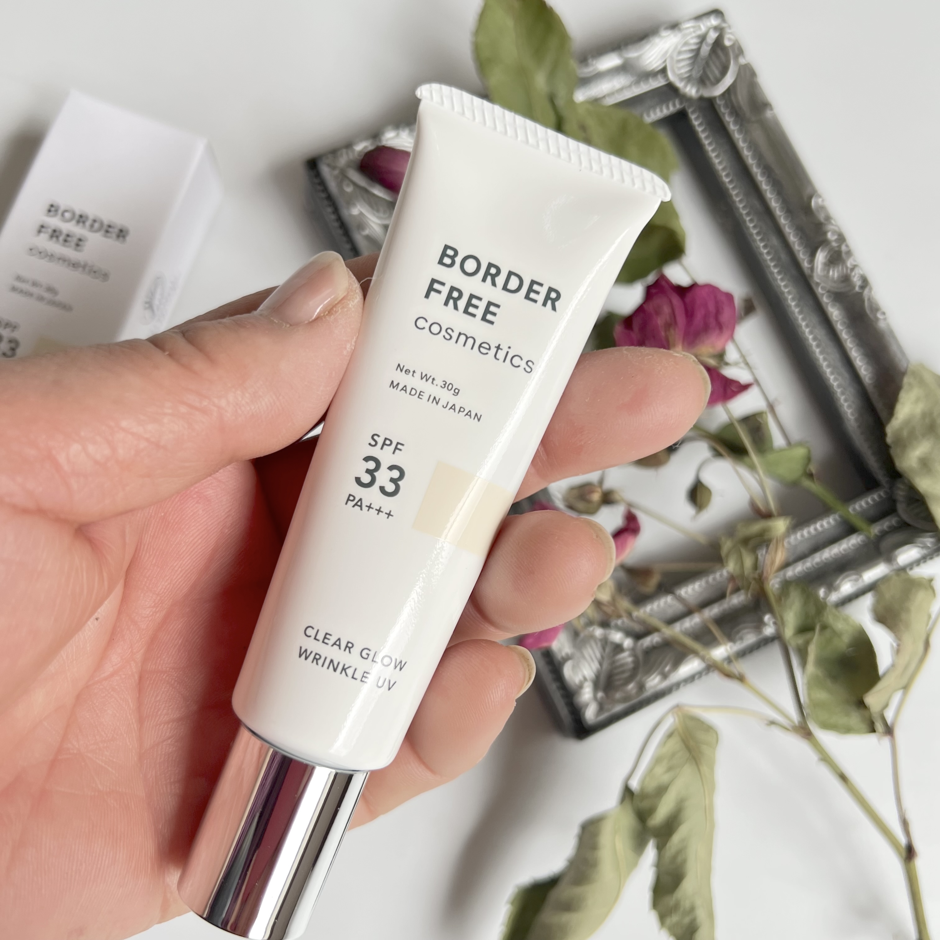 クリアグロウリンクルUV/BORDER FREE cosmetics/日焼け止め・UVケアを使ったクチコミ（3枚目）