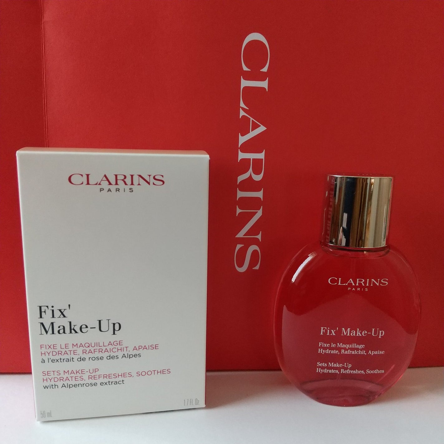 フィックス メイクアップ N/CLARINS/ミスト状化粧水を使ったクチコミ(1枚目)