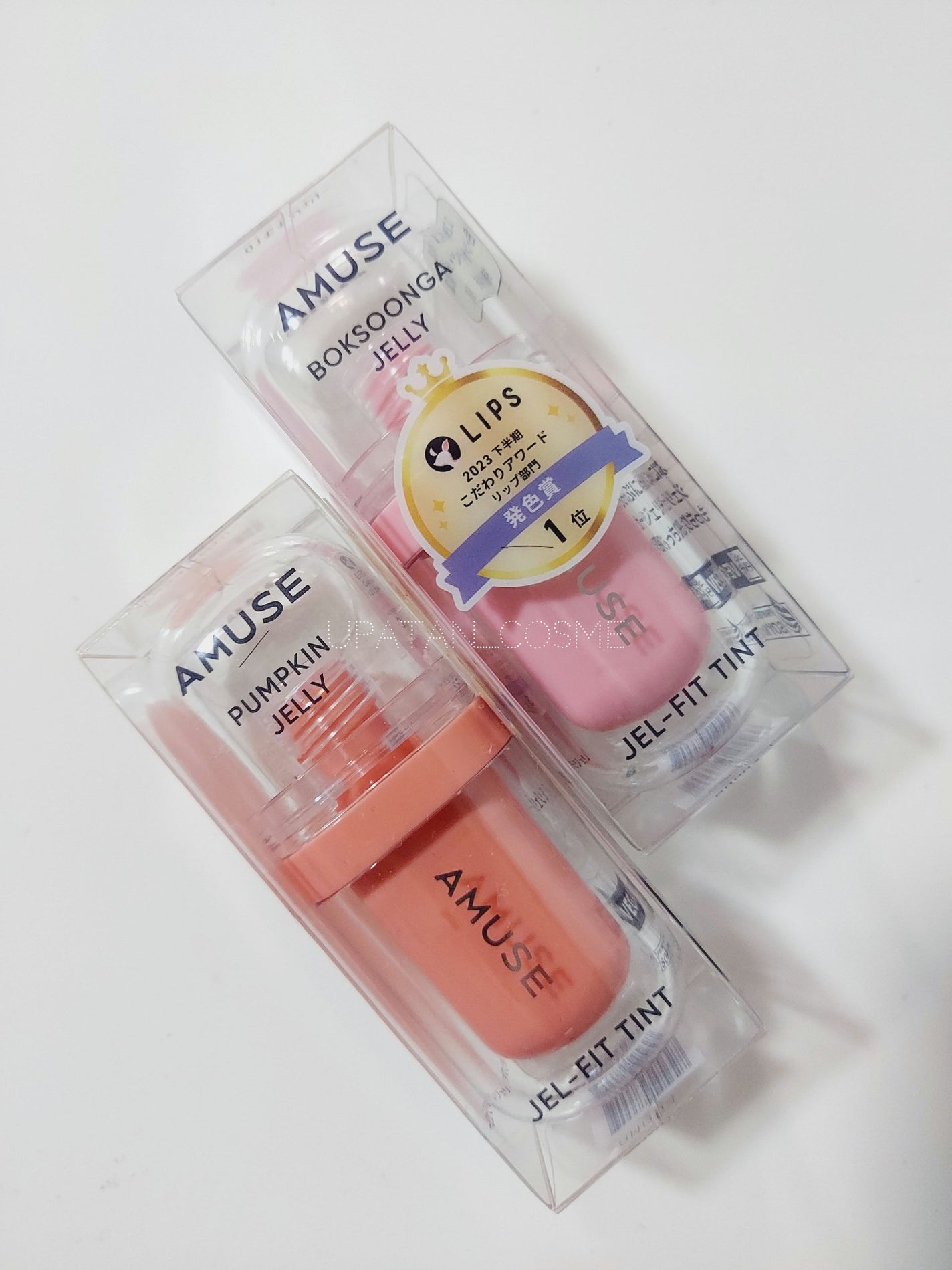ジェルフィットティント/AMUSE/リップティントを使ったクチコミ(8枚目)