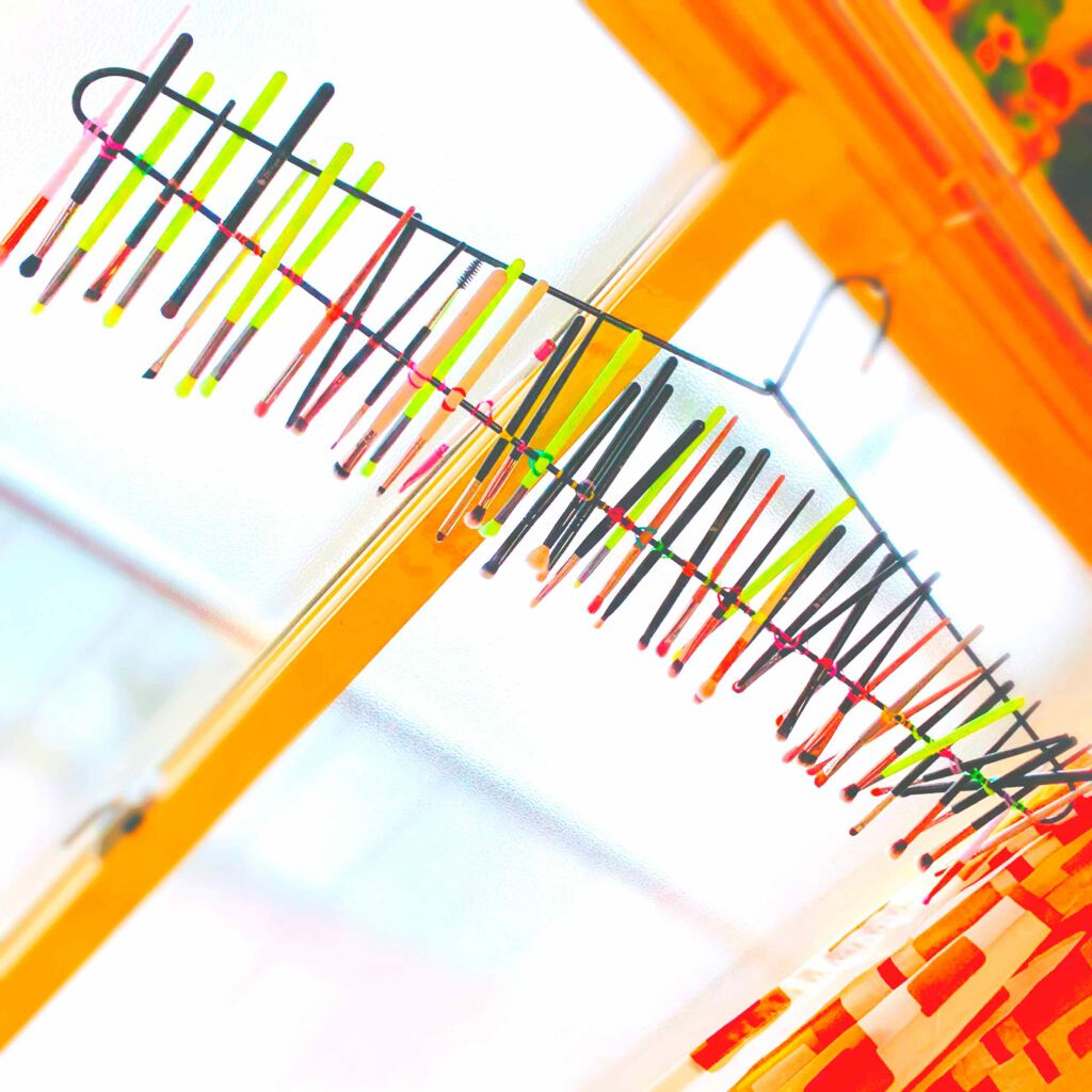 メイクブラシ専用クリーナー/DAISO/その他化粧小物を使ったクチコミ(1枚目)